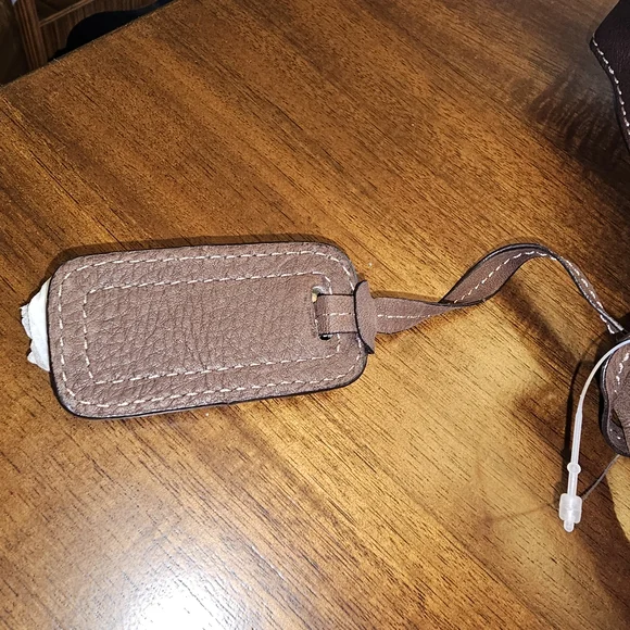 For @cookie95834 - Fossil Brown and Red Patchwork Leather Shoulder Hobo Bag NWT - Picture 9 of 12